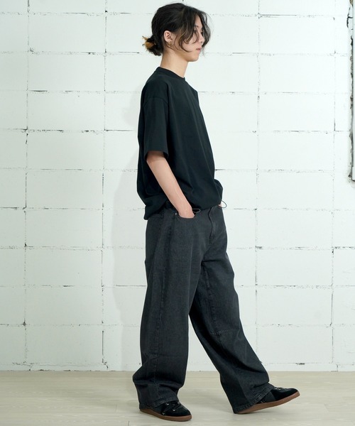 THE MILES ワイドパンツ パンツ バレルレッグイージーパンツ メンズ