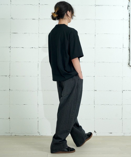 THE MILES パンツ バレルレッグイージーパンツ メンズ レディース