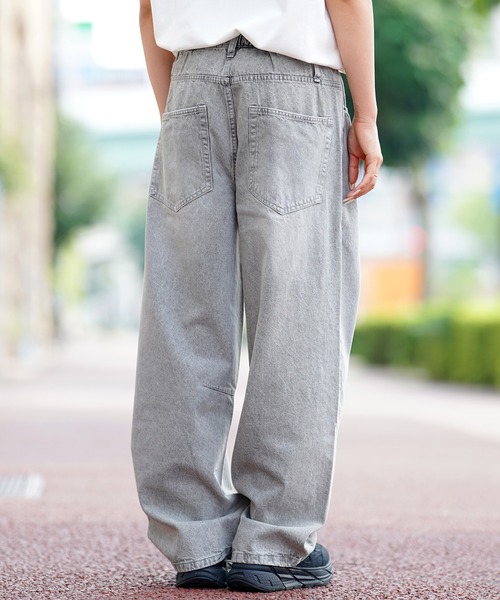 THE MILES パンツ バレルレッグイージーパンツ メンズ レディース