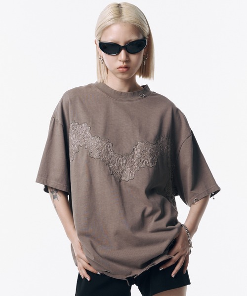 JOSE MOON tシャツ DAMAGE TSHIRT/ダメージTシャツ レディース