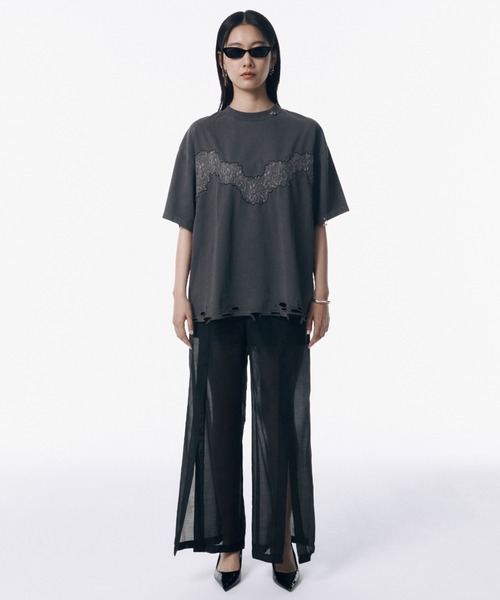 本日限定価格‼️jose moon Tシャツ JOSEMOON LOGO OVER TSHIRT with PEARL/ジョゼムーンロゴ