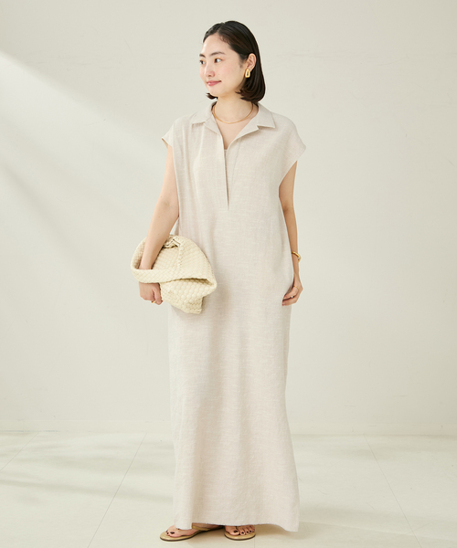 plage ワンピース COTTON LINEN SKIPPER : ZOZOTOWN Yahoo!店