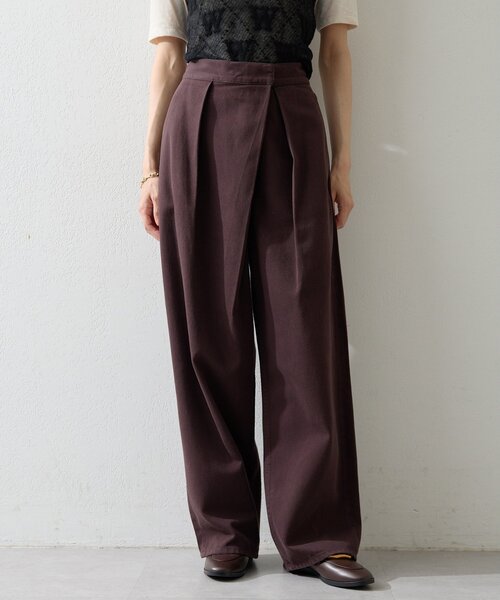 【新品】Whim Gazette ラップ　デニム　パンツ ラップデニムパンツ | Whim Gazette(ウィム ガゼット)レディース