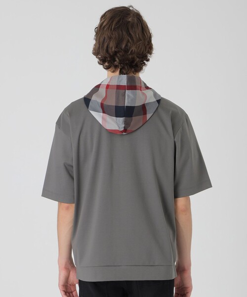 BLACK LABEL CRESTBRIDGE プルオーバーパーカー チェック BLACK LABEL CRESTBRIDGE パーカー 「一部店舗限定」チェック