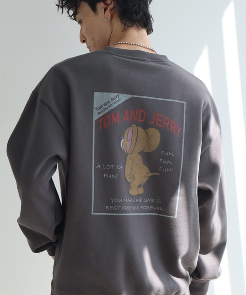 トレーナー スウェット 「Tom ＆ Jerry/トム ジェリー」アートワーク