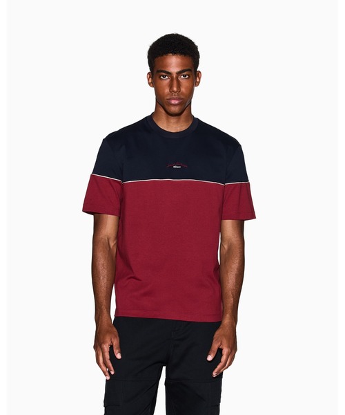 りんご★ARMANI EXCHANGE【L】オーバーサイズ半袖T ARMANI EXCHANGE tシャツ 「A|X アルマーニ エクスチェンジ」AXロゴ