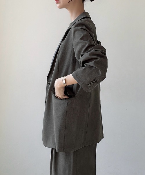 Meiru ジャケット テーラードジャケット シングルテーラードジャケット