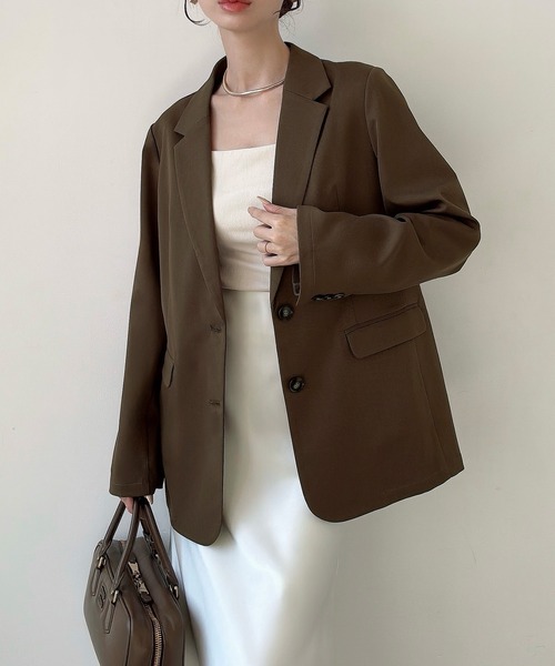 Meiru ジャケット テーラードジャケット シングルテーラードジャケット