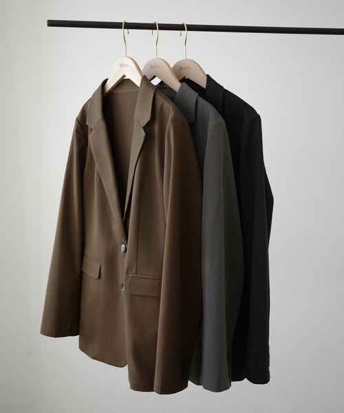 Meiru ジャケット テーラードジャケット シングルテーラードジャケット