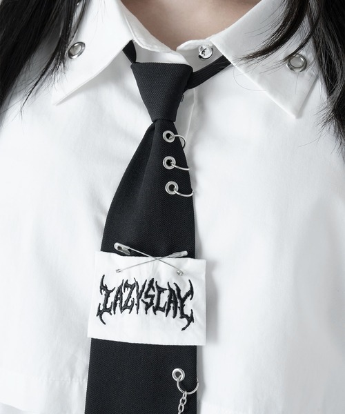 LAZYSLAY ブラウス シャツ パンクロックシャツ レディース : ZOZOTOWN