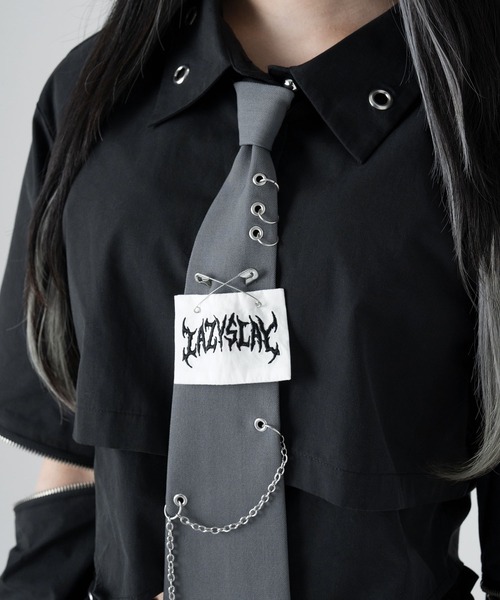 LAZYSLAY ブラウス シャツ パンクロックシャツ レディース : ZOZOTOWN