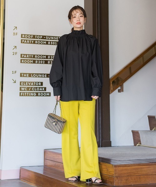 「VICKY」 イージーパンツ M カーキ レディース_画像9