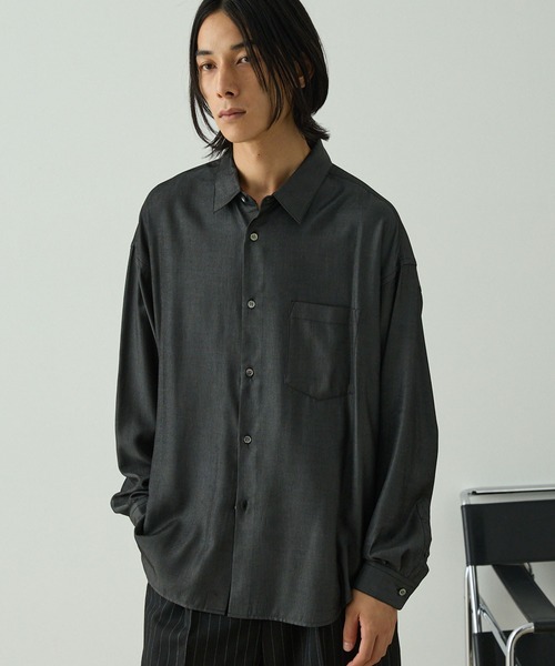 EMMA CLOTHES（エマクローズ） シャツ 「吸水速乾」デニムライク