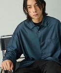 シャツ 「吸水速乾」デニムライクコンフォートリ...の詳細画像2