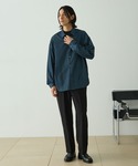 シャツ 「吸水速乾」デニムライクコンフォートリ...の詳細画像3