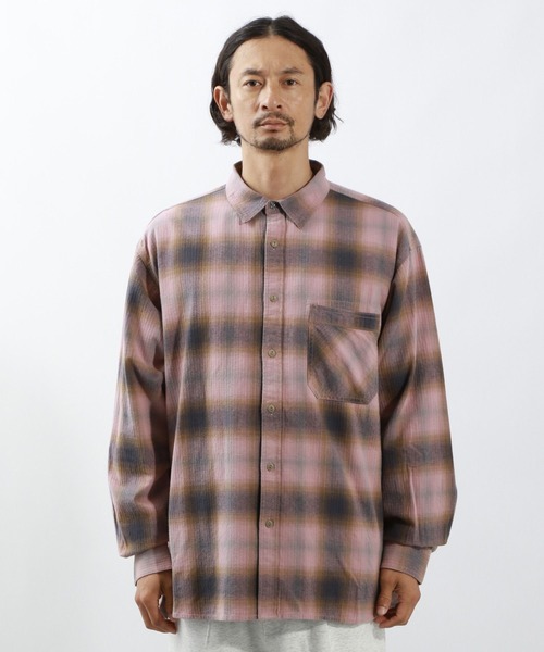 BAYFLOW（ベイフロー） シャツ ヴィンテージライクチェックシャツ
