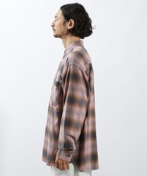 BAYFLOW（ベイフロー） シャツ ヴィンテージライクチェックシャツ