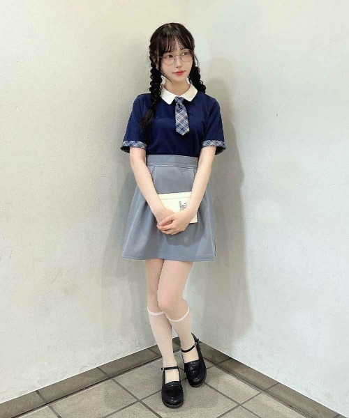 「F i.n.t」 半袖ポロシャツ FREE ピンク レディース_画像2