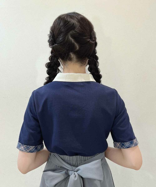 「F i.n.t」 半袖ポロシャツ FREE ピンク レディース_画像4