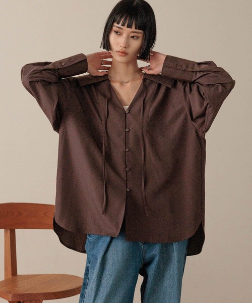 LOWRYS FARM（ローリーズファーム） ブラウス シャツ ブザムシャツLS