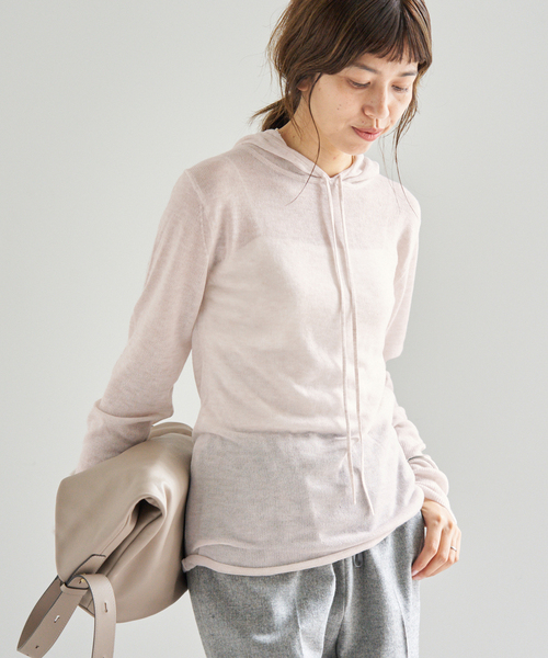 IENA（イエナ） パーカー シアーニットパーカー レディース : ZOZOTOWN