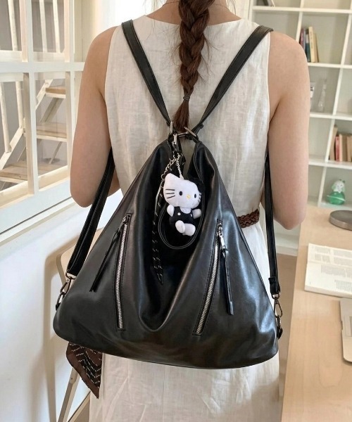 ショルダーバッグ バッグ 2WAYファスナーショルダーバッグ/リュック/A4