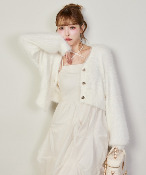 one after another NICE CLAUP ワンピース デザインバルーンキャミ