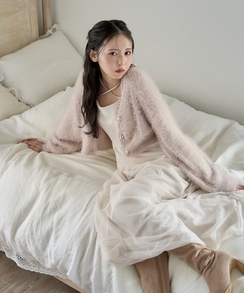 one after another NICE CLAUP ワンピース デザインバルーンキャミ