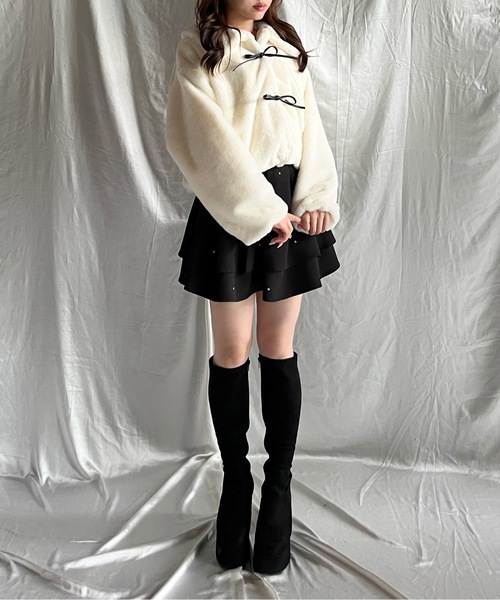 one way（ワンウェイ） コート アウター リボンファージャケット