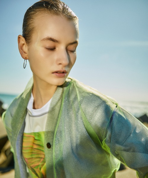 「AULA AILA」 半袖Tシャツ 0 オフホワイト レディース_画像2