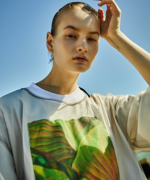 「AULA AILA」 半袖Tシャツ 0 オフホワイト レディース_画像6