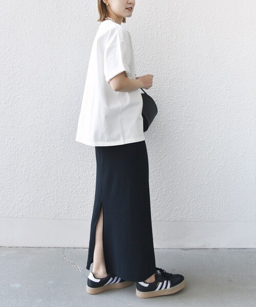 「+81BRANCA」 半袖Tシャツ ONE SIZE ベージュ レディース_画像4