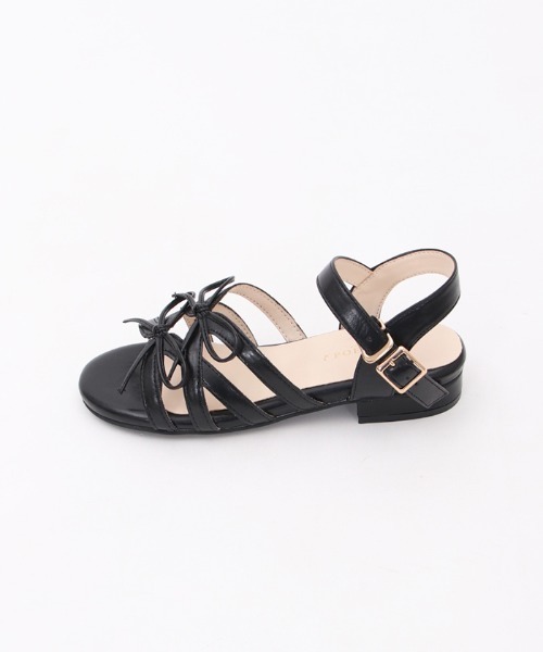 「axes femme POETIQUE」 フラットサンダル MEDIUM ブラック レディース_画像2