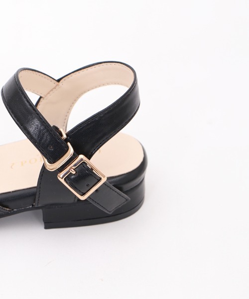 「axes femme POETIQUE」 フラットサンダル MEDIUM ブラック レディース_画像5