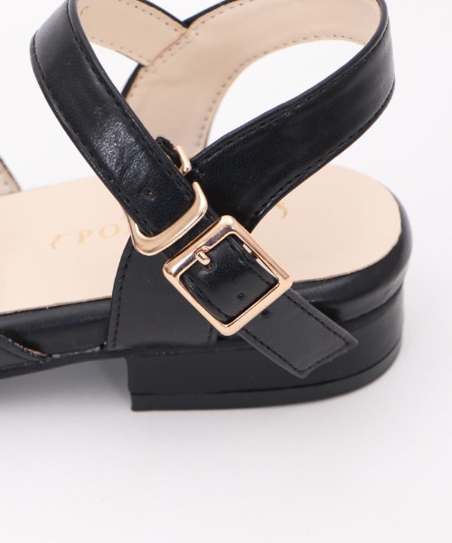 「axes femme POETIQUE」 フラットサンダル MEDIUM ブラック レディース_画像6