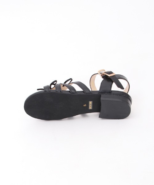 「axes femme POETIQUE」 フラットサンダル MEDIUM ブラック レディース_画像8