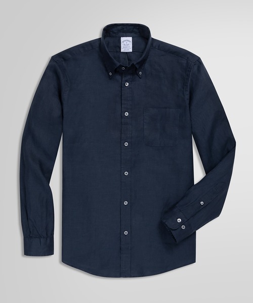 BROOKS BROTHERS（ブルックスブラザーズ） 長袖シャツ LARGE ネイビー