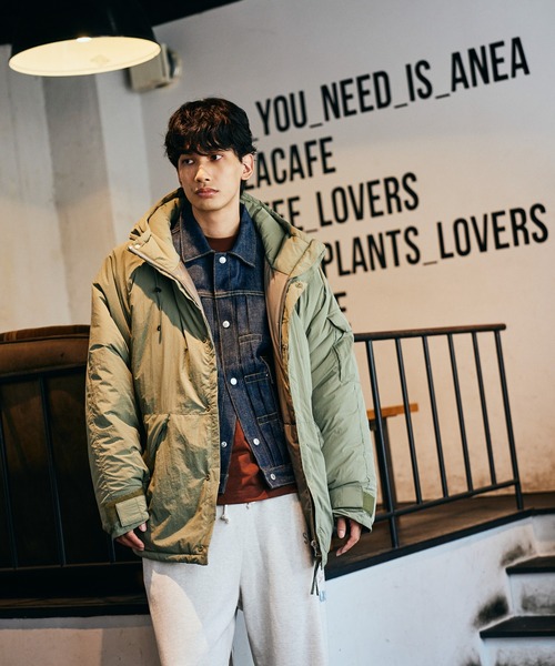 ベージュ ミリタリージャケット SHIPS（シップス） ミリタリージャケット モッズコート SHIPS: ライト