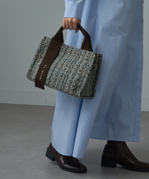 「SETUP7」 ハンドバッグ FREE グレー レディース_画像8