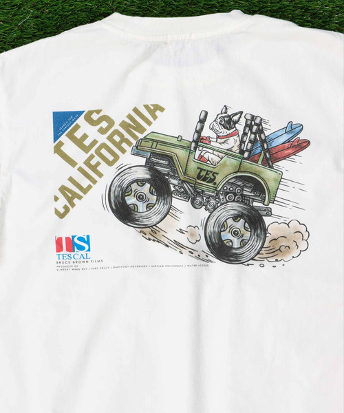 「The Endless Summer」 半袖Tシャツ MEDIUM ベージュ メンズ_画像5