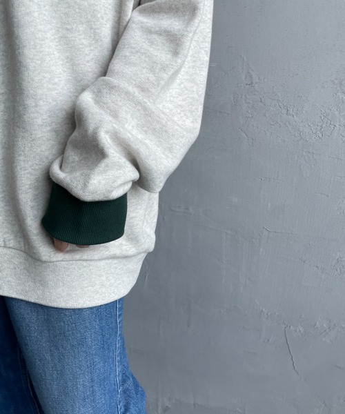 「Manhattan Portage」 スウェットカットソー L ネイビー レディース_画像9