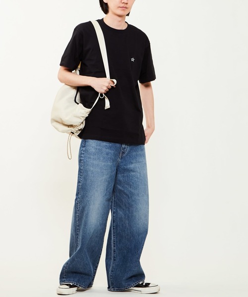 「CONVERSE TOKYO」 半袖Tシャツ LARGE ブラック メンズ_画像4
