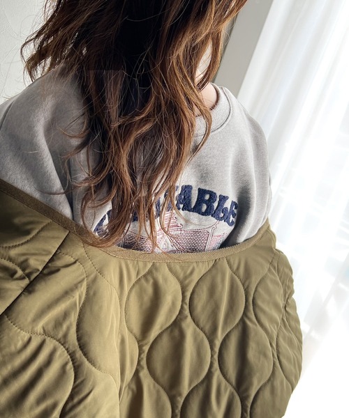 「Java」 スウェットカットソー LARGE 杢グレー レディース_画像4