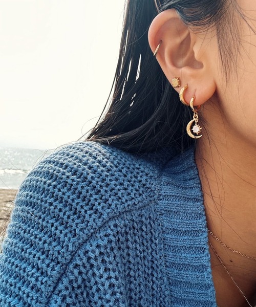IRIEBEACH アイリービーチ ピアス　ゴールド 片耳用 IRIEBEACH｜アイリービーチのピアス（片耳用）（ゴールド/金色系