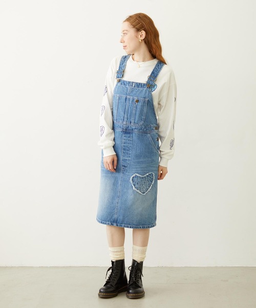 MILKFED.（ミルクフェド） サロペット オーバーオール PATCH SALOPETTE