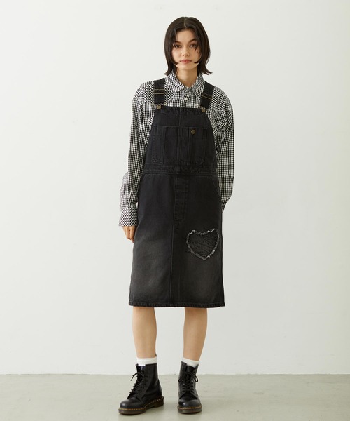 【新品タグ付き】幻のmiteサロペット　オーバーオール　epa HOWDY MILKFED.（ミルクフェド） サロペット オーバーオール PATCH SALOPETTE