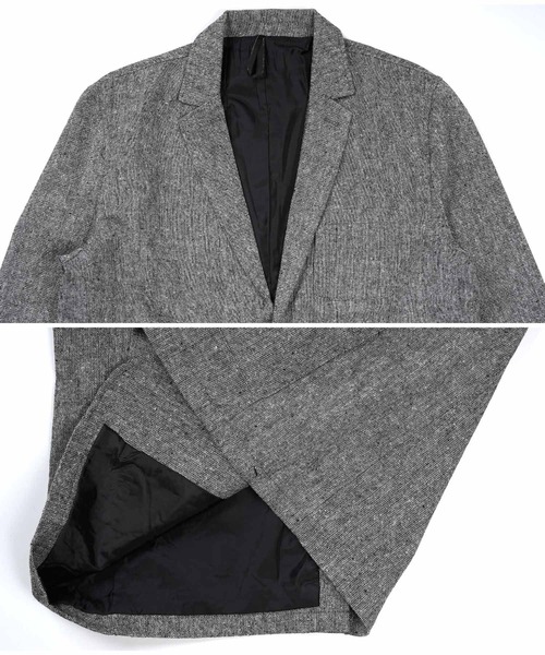 「JIGGYS SHOP」 「HALHAM」テーラードジャケット MEDIUM グレー系その他2 メンズ_画像6