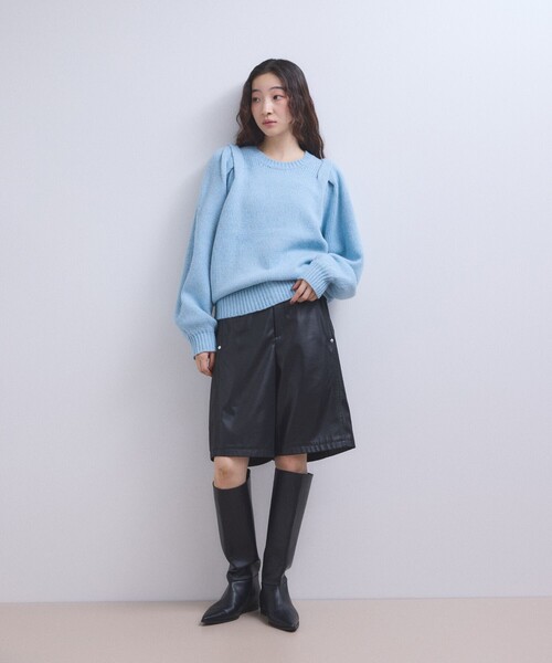 ADAM ET ROPE'（アダムエロペ） パンツ グロスコクーンハーフパンツ