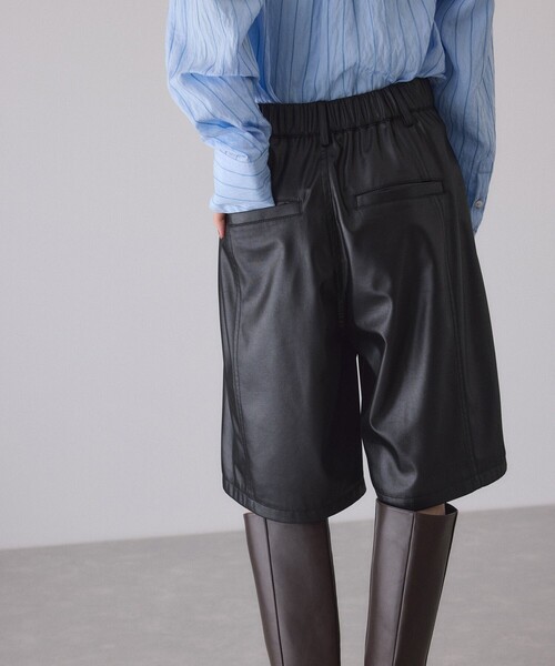 アダムエロペ（ADAM ET ROPE’）/グロスコクーンハーフパンツ ADAM ET ROPE'（アダムエロペ） パンツ グロスコクーンハーフパンツ