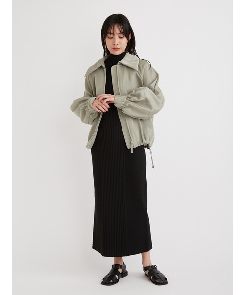 「FRAY I.D」 ナイロンブルゾン 0 カーキ レディース_画像2